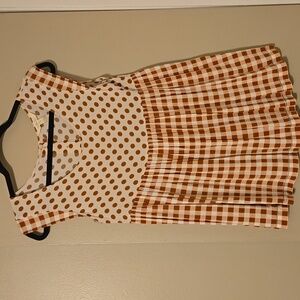 Matilda Jane Polka Dot Top Size Small